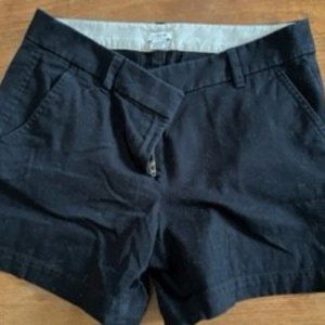 J. Crew Black Size 4 Cotton Shorts